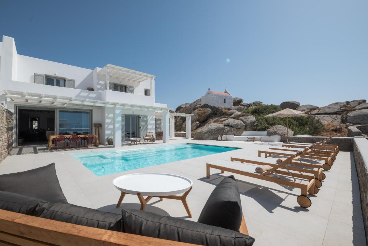 Villa Petra Mare Above Mykonos Town Private Pool Экстерьер фото