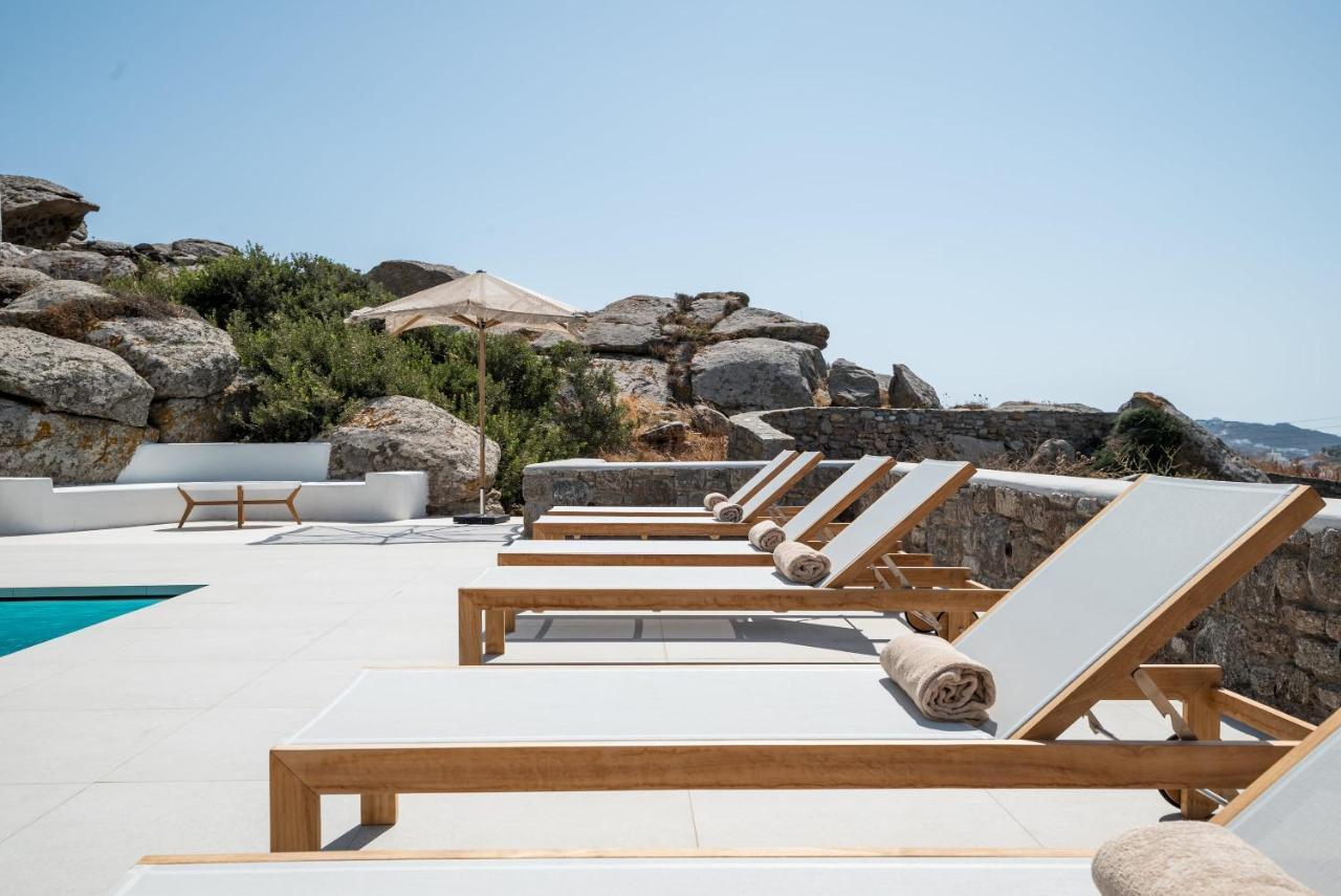 Villa Petra Mare Above Mykonos Town Private Pool Экстерьер фото