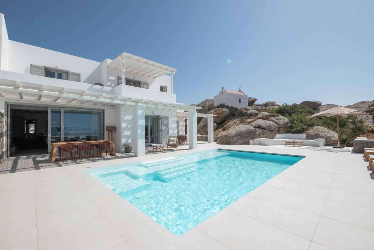 Villa Petra Mare Above Mykonos Town Private Pool Экстерьер фото