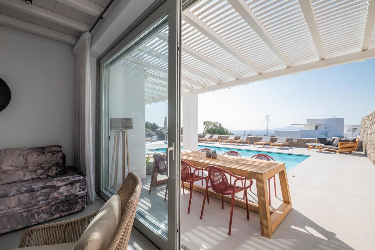 Villa Petra Mare Above Mykonos Town Private Pool Экстерьер фото